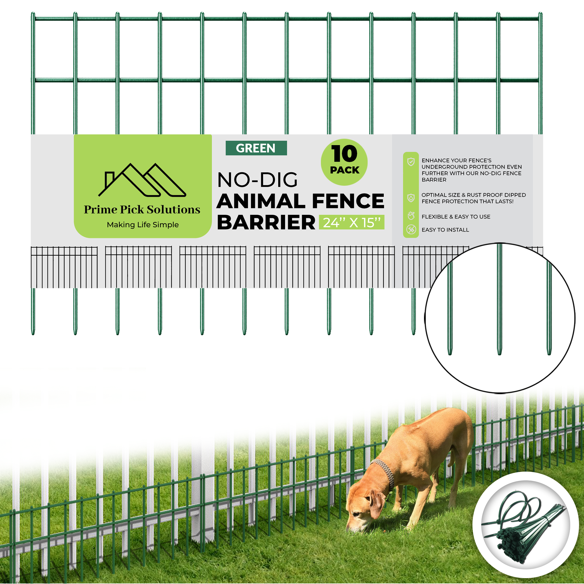 dog barrier fence